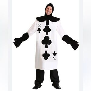 Adult Standard size- Ace of Clubs Card Costume, Alice in Wonderland!